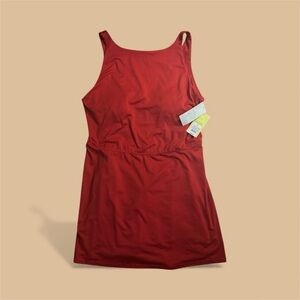 All in Motion Red Midi Dress